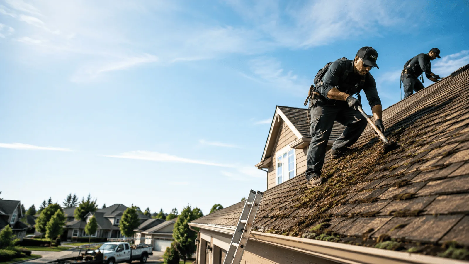 Roof Moss Removal in Nevada City, CA near me